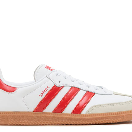 Adidas Samba OG White Solar Red Gum 