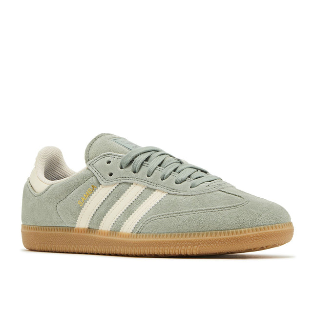 Adidas Samba Silver Green Wonder White