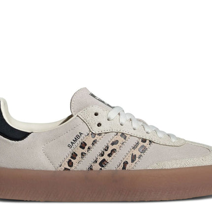 Adidas Sambae Leopardo Blanco