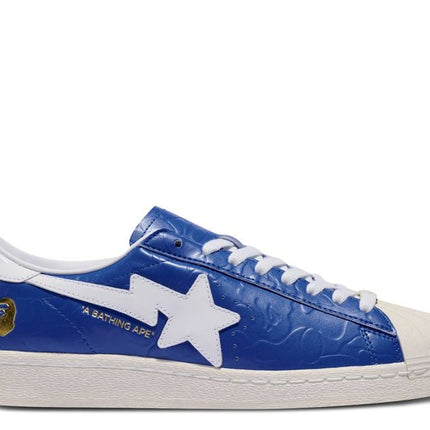 Adidas Superstar Vintage Bape Blue White