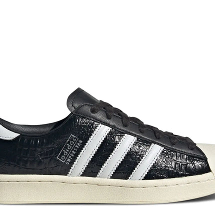 Adidas Superstar Vintage Black White Croc