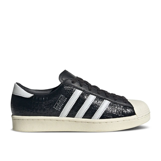 Adidas Superstar Vintage Black White Croc