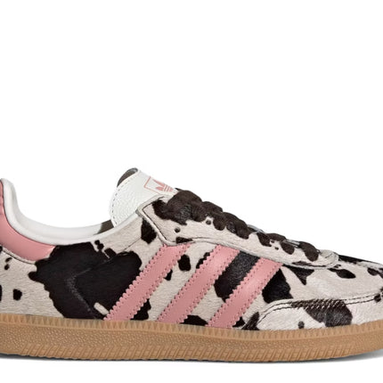 Adidas Samba OG Cow Print Dark Brown Wonder Mauve