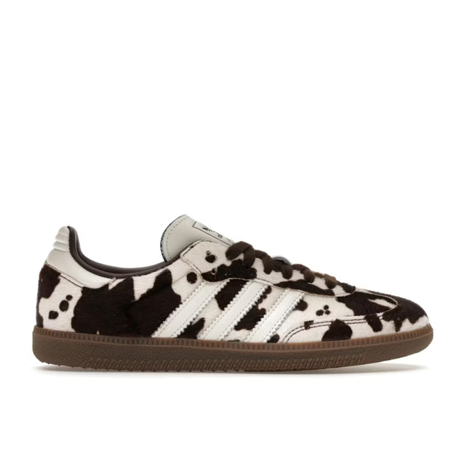 Adidas Samba OG Cow Print Dark Brown White