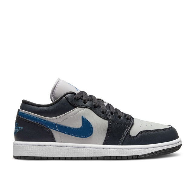 Air Jordan 1 Low Antracita Azul Industrial