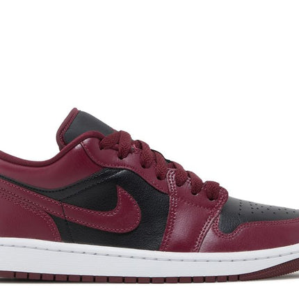 Air Jordan 1 Low Black Dark Beetroot