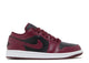 Air Jordan 1 Low Black Dark Beetroot