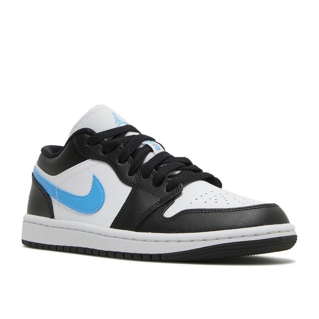 Air Jordan 1 Bajo Negro Universidad Azul Blanco