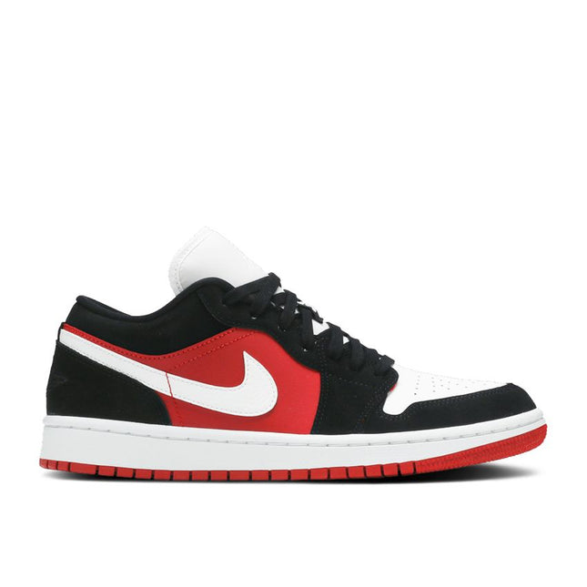 Air Jordan 1 Low Black White Gym Red