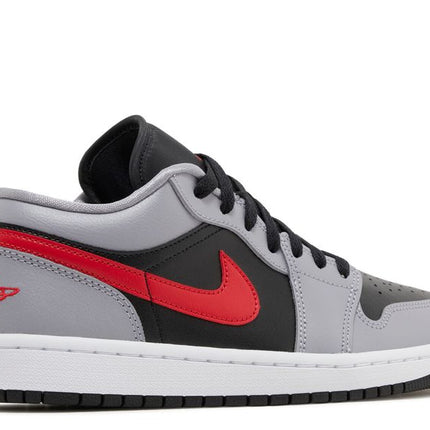 Air Jordan 1 Low Cement Grey Fire Red