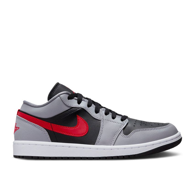 Air Jordan 1 Low Cement Grey Fire Red