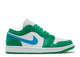 Air Jordan 1 Low Lucky Green Aquatone