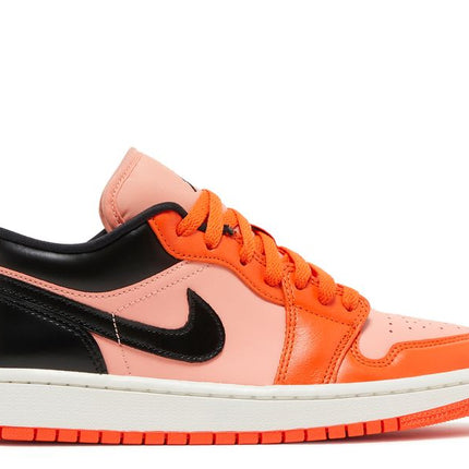 Air Jordan 1 Bajo Naranja Negro