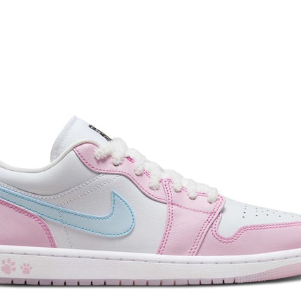 Air Jordan 1 Low SE Paw Print Pink Foam