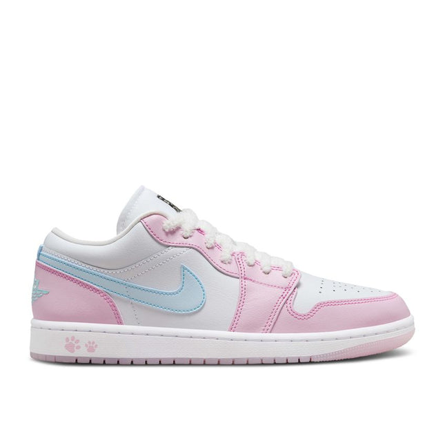 Air Jordan 1 Low SE Paw Print Espuma rosa