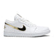 Air Jordan 1 Low White Metallic Gold