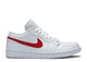 Air Jordan 1 Low White University Red