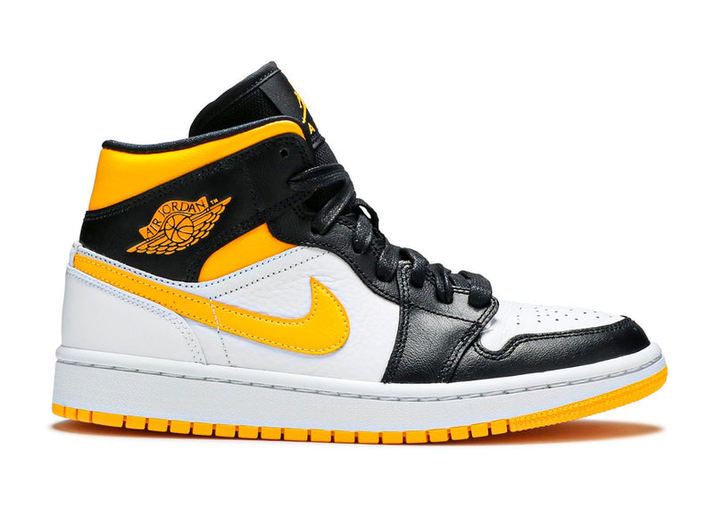 Air Jordan 1 Mid Laser Orange Black