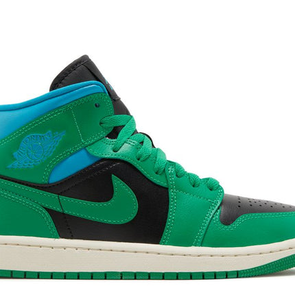 Air Jordan 1 Mid Lucky Green Aquatone