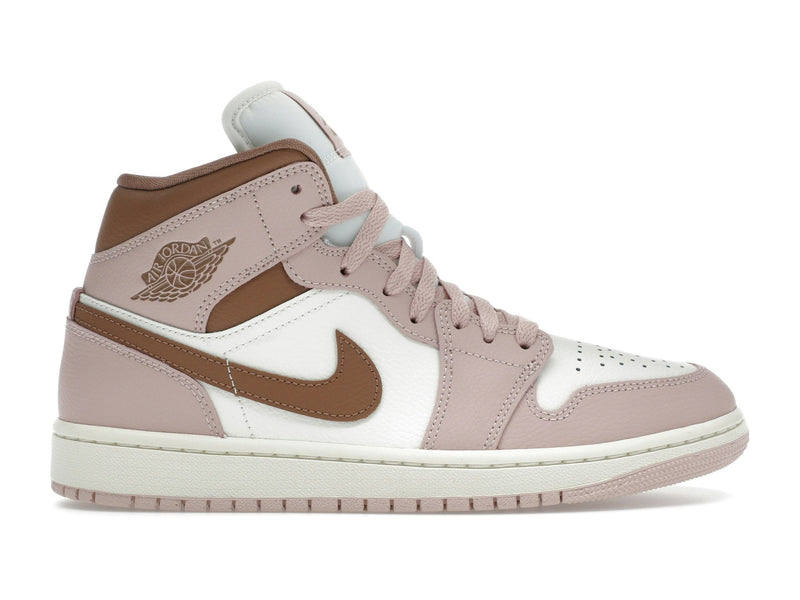 Air Jordan 1 Mid Pink Oxford Brown
