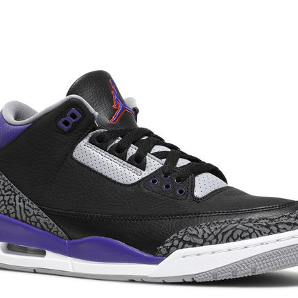 Air Jordan 3 Retro Black Court Purple