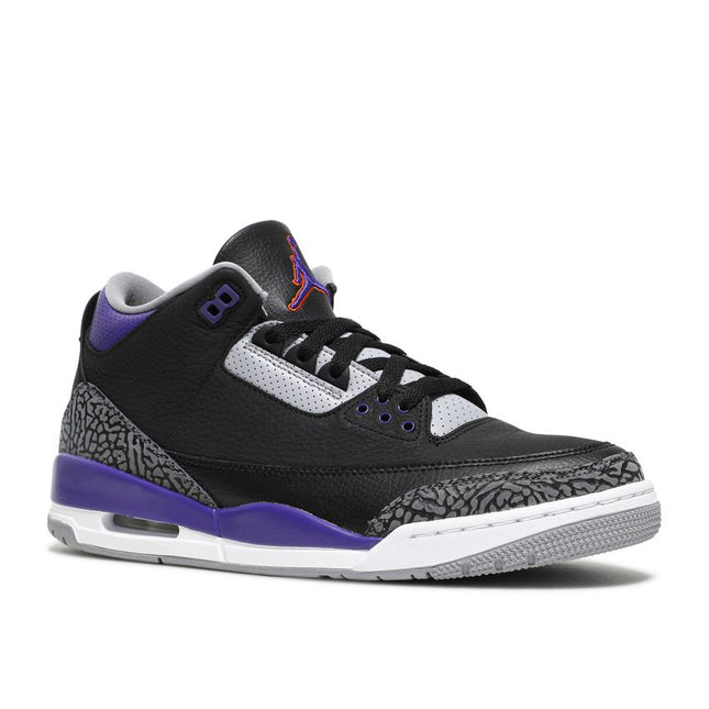 Air Jordan 3 Retro Black Court Purple