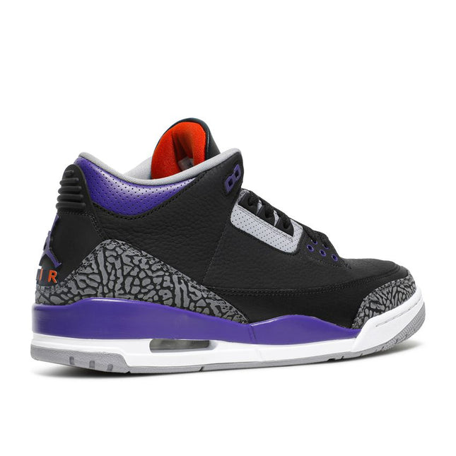 Air Jordan 3 Retro Black Court Purple