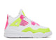 Air Jordan 4 Retro White Lemon Pink (PS)