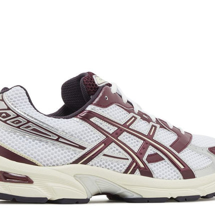 Asics Gel-1130 White Maroon Banner