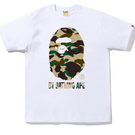 Bape 1st Camo By Bathing Ape Tee (FW22) White Yellow