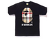Bape A Bathing Ape Check by Bathing Tee Black/Beige