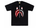Bape ABC Camo Rebuild Shark Tee Black/Red
