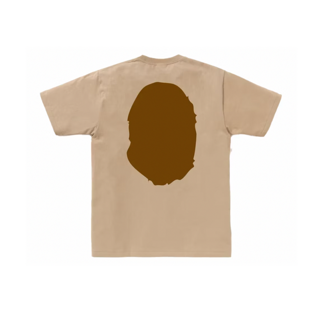 Camiseta Bape Big Ape Head Beige