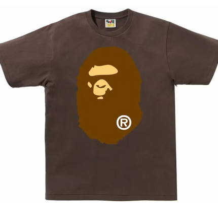 Bape Big Ape Head Tee Brown