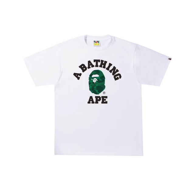 Bape Color Camo College Tee (SS22) White/Green