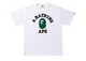 Bape Color Camo College Tee (SS22) White/Green