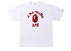 Bape Color Camo College Tee White/Red