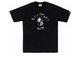 Bape Liquid Camo College Tee Black/Black