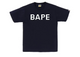Bape Logo Tee Navy