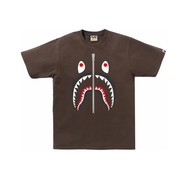 Camiseta Bape Shark Marrón