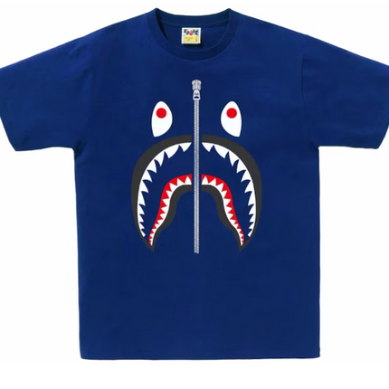 Camiseta Bape Shark Azul Oscuro