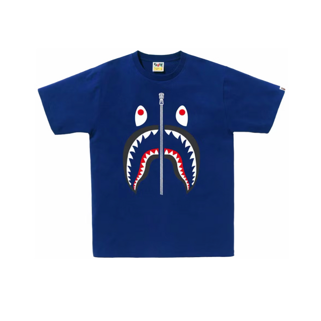 Bape Shark Tee Dark Blue