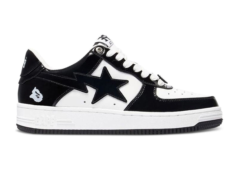 Bape Sta Patent Leather Black White