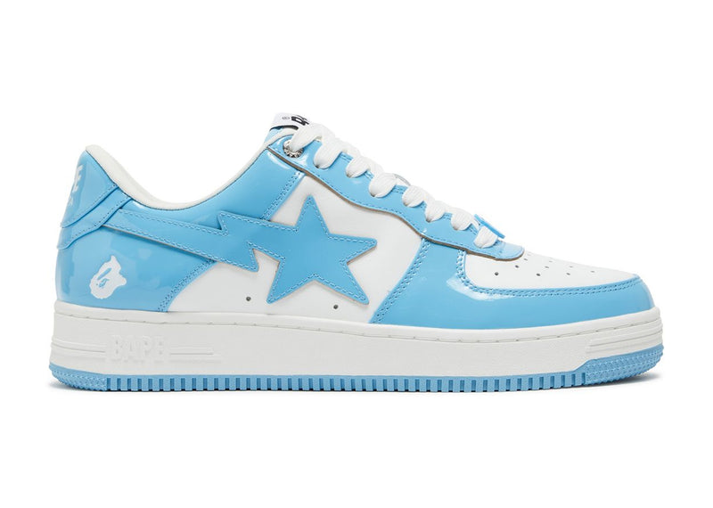 Bape Sta Patent Leather Blue White