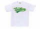 Bape Varsity Baseball Logo Tee White