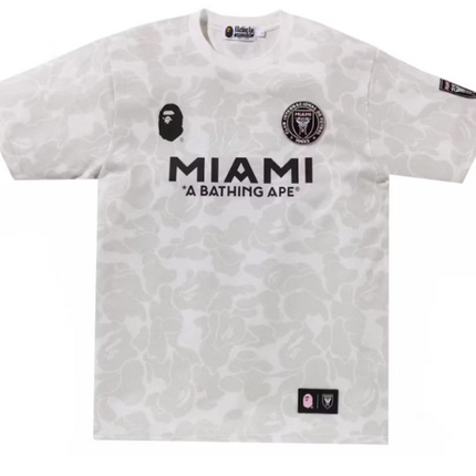 Bape x Inter Miami CF Camo Tee White