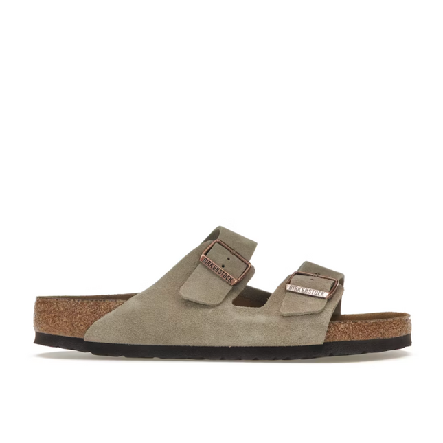 Birkenstock Arizona Soft Footbed Suede Taupe