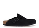 Birkenstock Boston Soft Footbed Suede Black