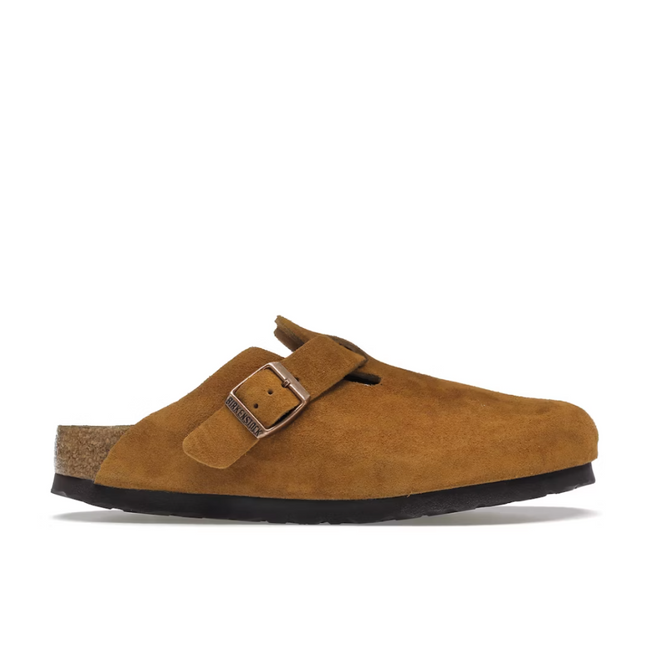 Birkenstock Boston Soft Footbed Suede Mink