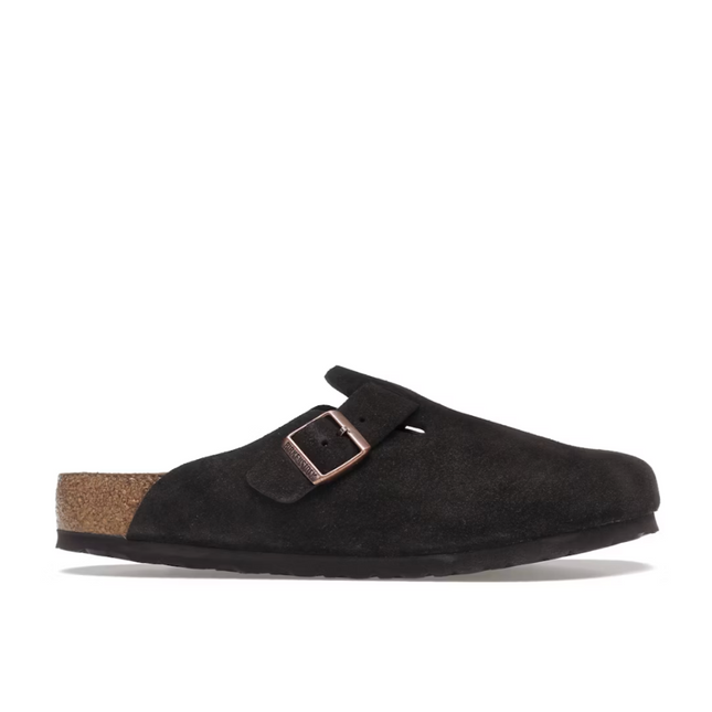 Birkenstock Boston Soft Footbed Suede Mocha